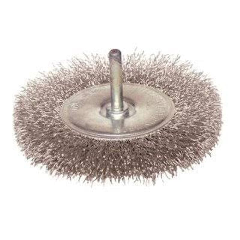 Brosse métallique plate pour meuleuse