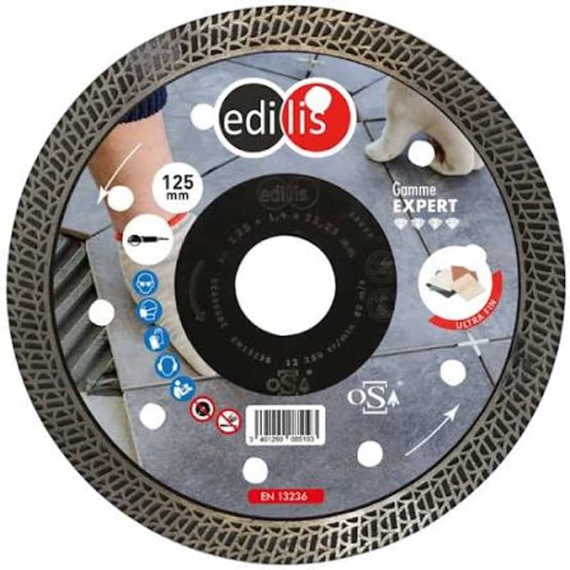 Disque diamant 125 mm carrelage & béton