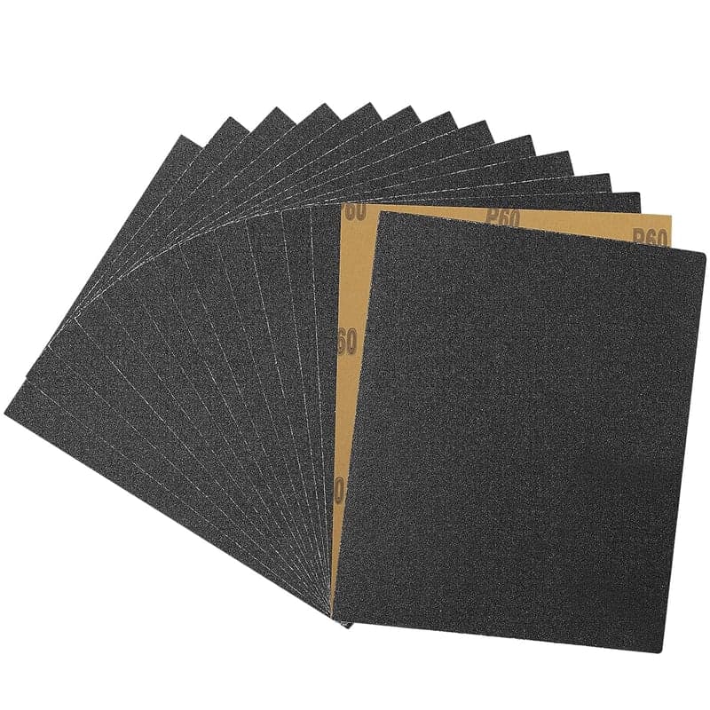 Papier abrasif feuille grain 80 (230x280 mm)